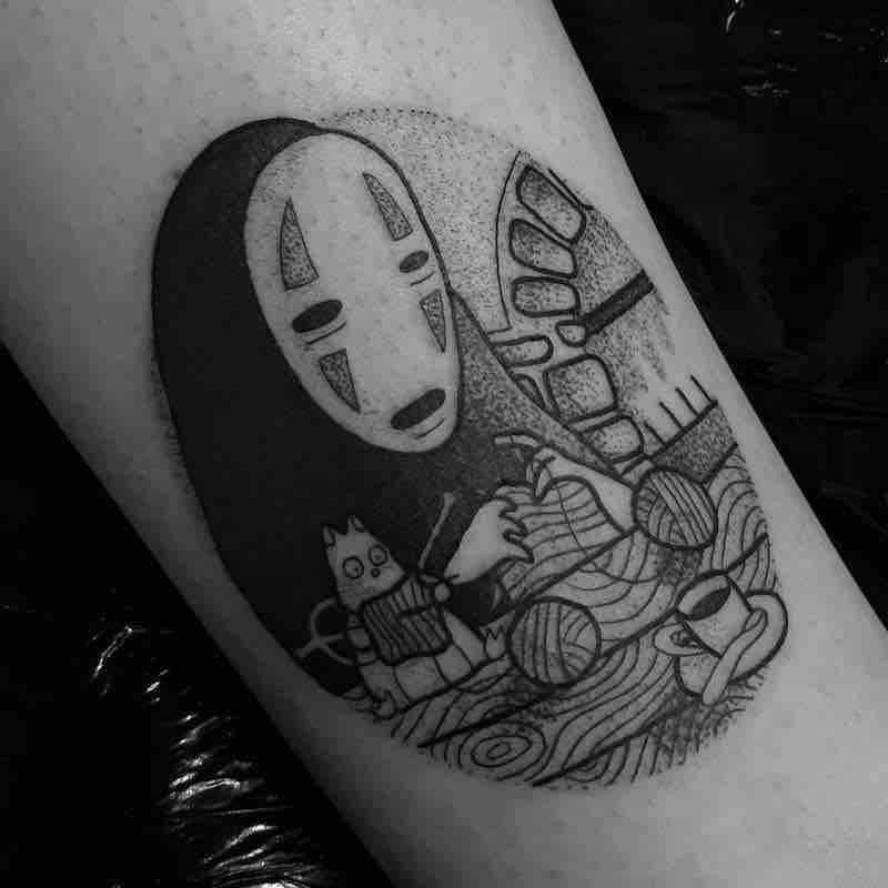 No Face Tattoo 6 by Jess Oxley