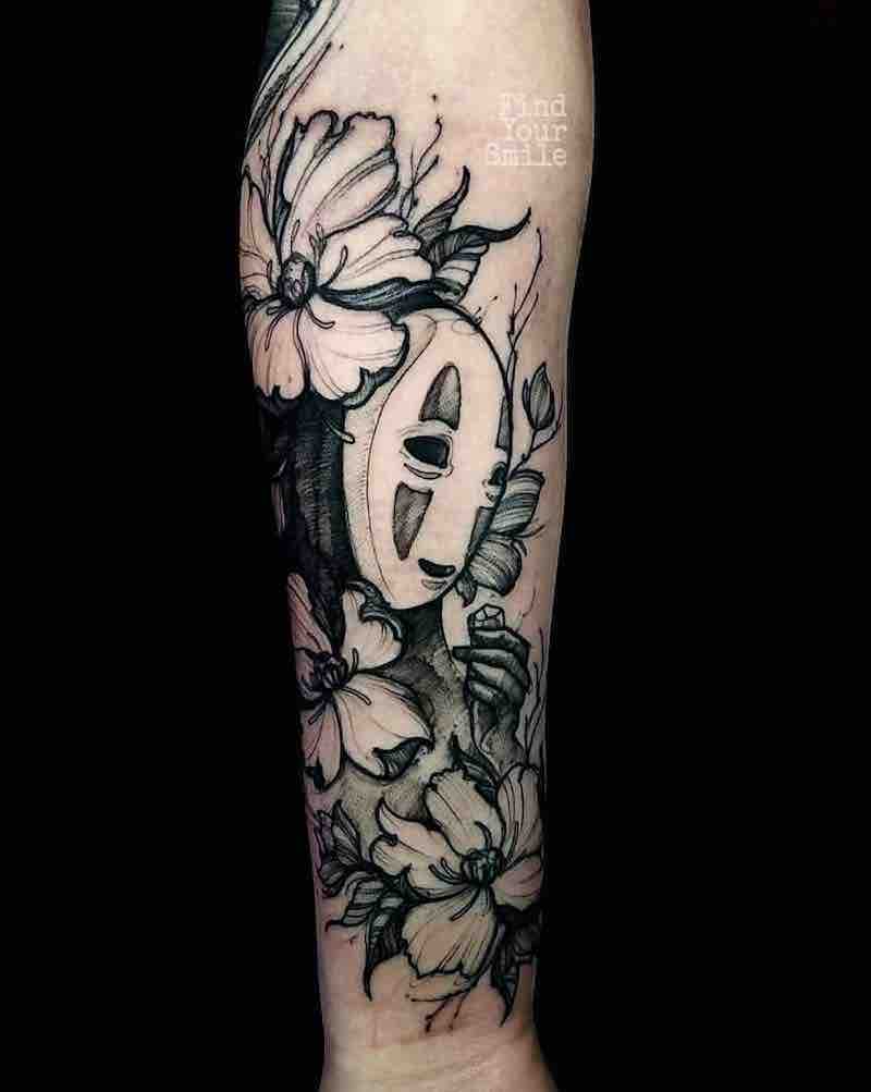 No Face Tattoo by Russell Van Schaick