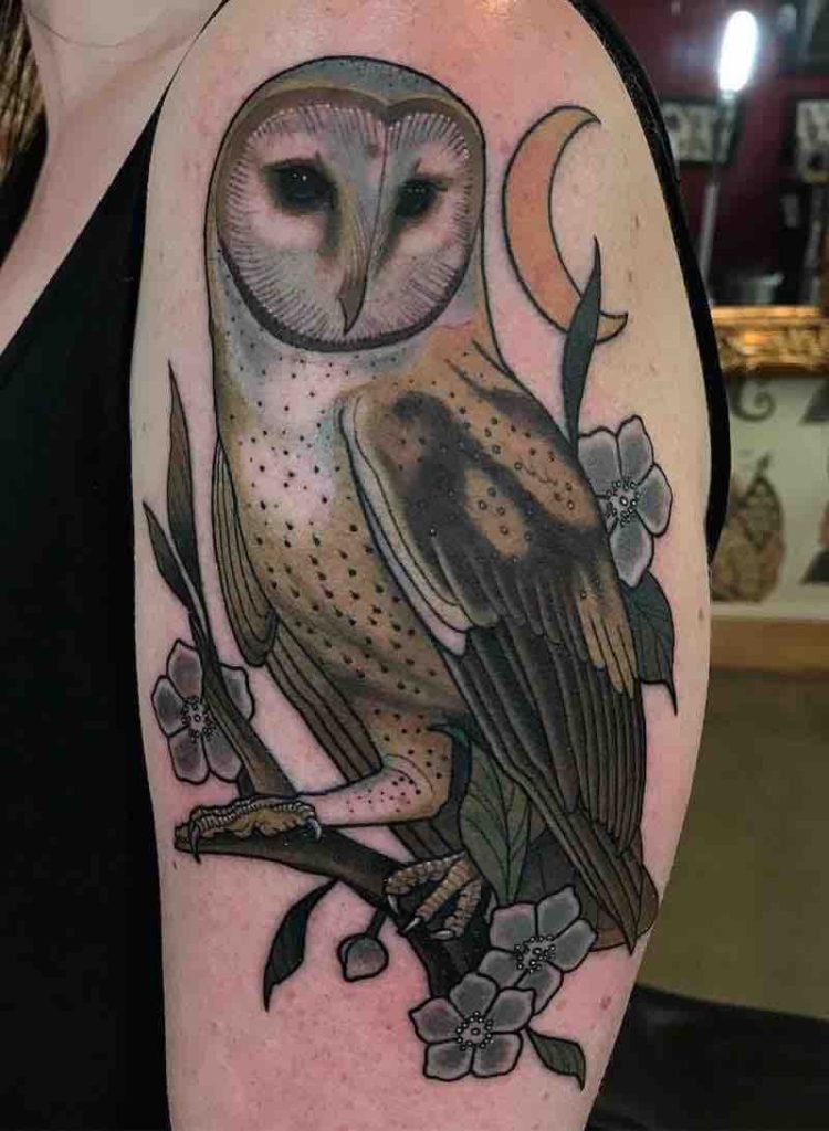 Owl Tattoo 2 by Drew Shallis
