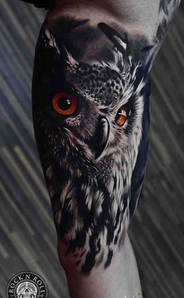 Owl Tattoo by Alex Pancho