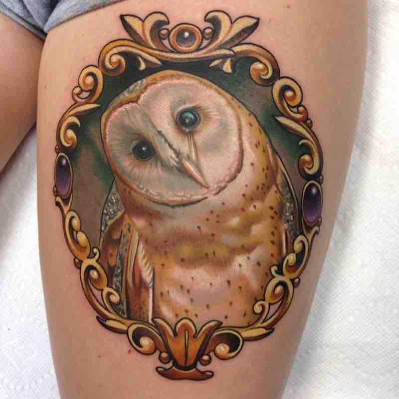 Owl Tattoo by Paul Marino