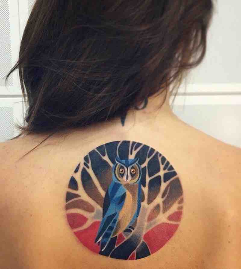 Owl Tattoo by Sasha Unisex