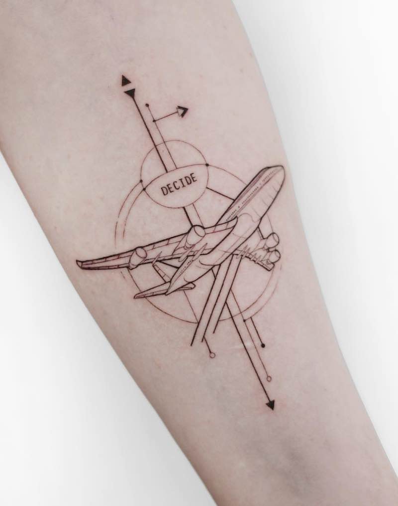 Plane Tattoo by mrtnv