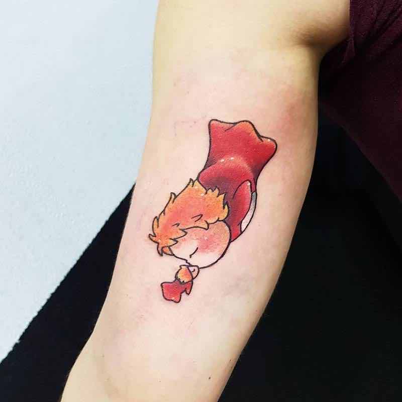 Ponyo Tattoo by Lunie Chan