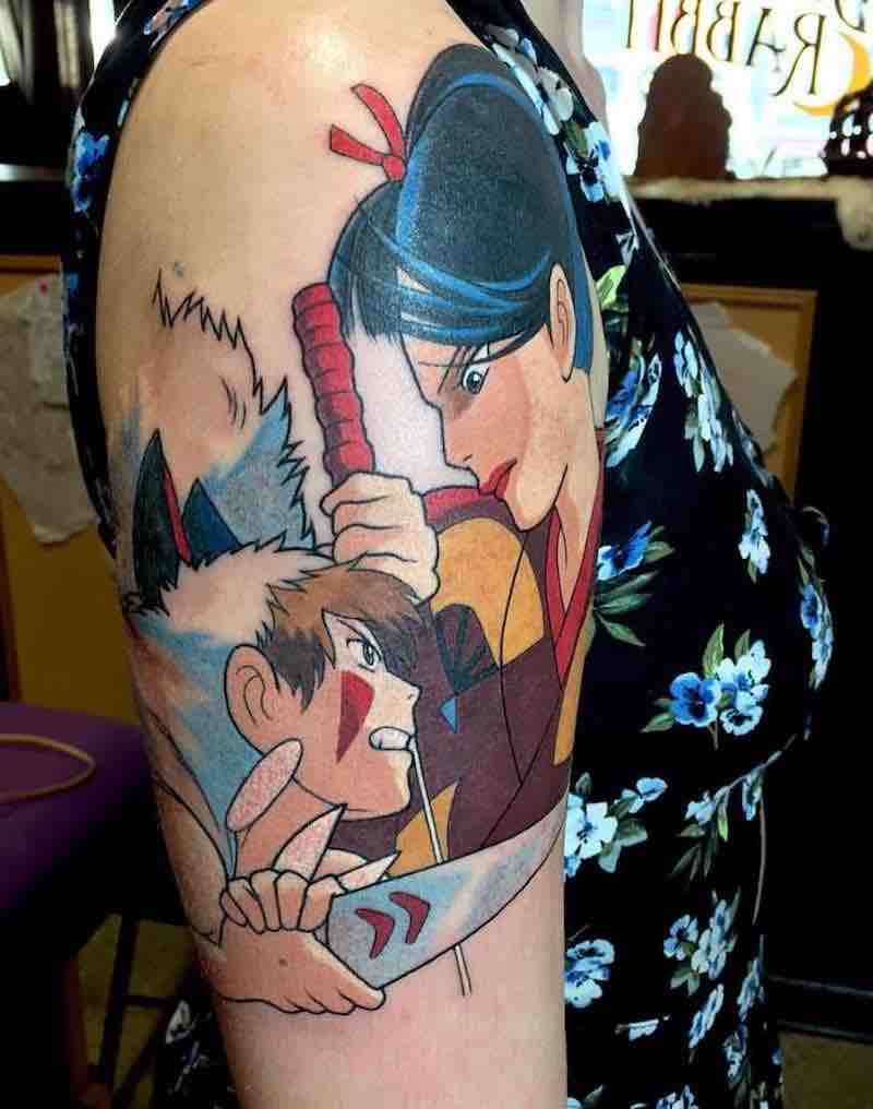 Princess Mononoke Tattoo 6 by Kimberly Wall