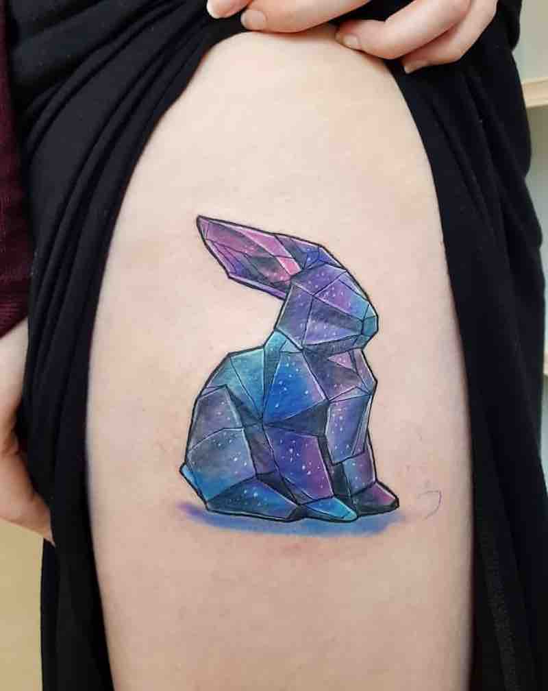 Rabbit Tattoo by Joanne Baker