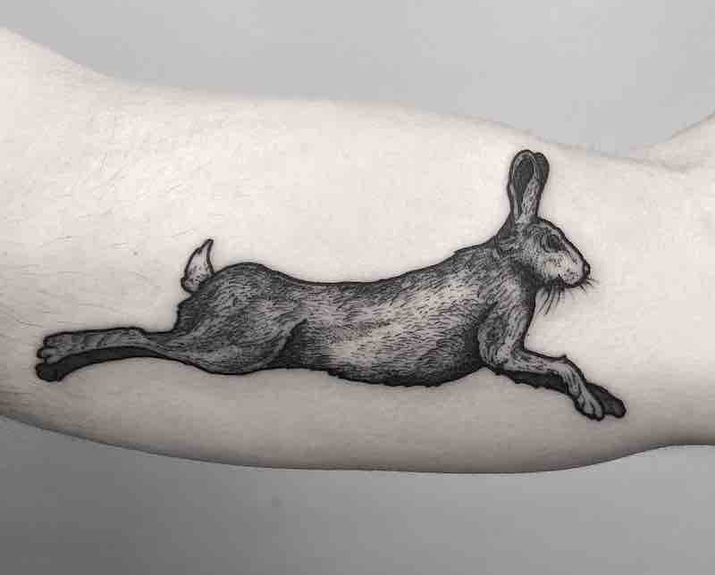 Rabbit Tattoo by Merry Morgan