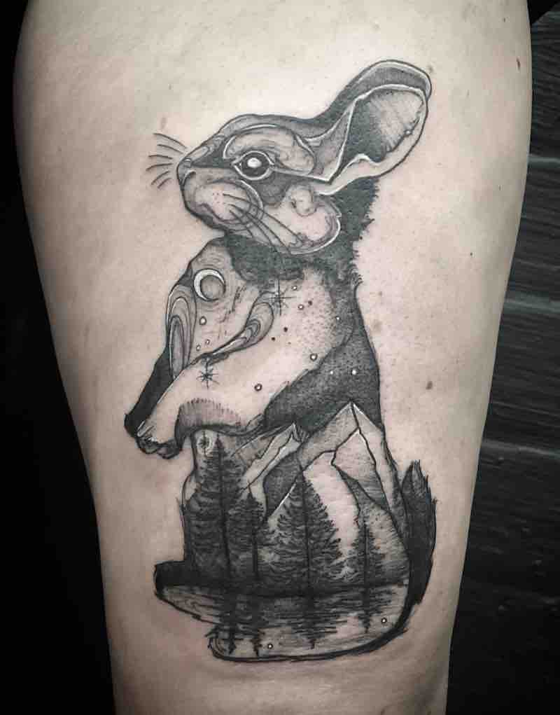 Rabbit Tattoo by Miz Tea