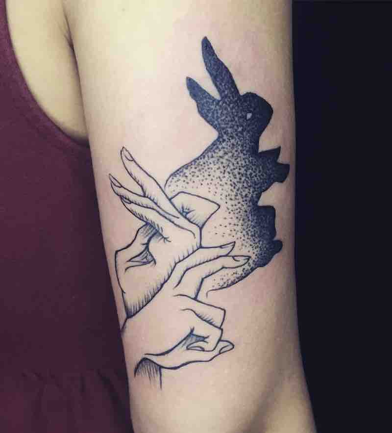Rabbit Tattoo by Molly Vee