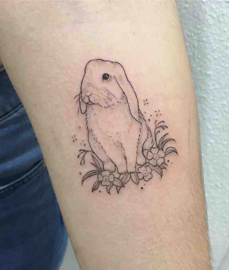 Rabbit Tattoo by Peta Heffernan