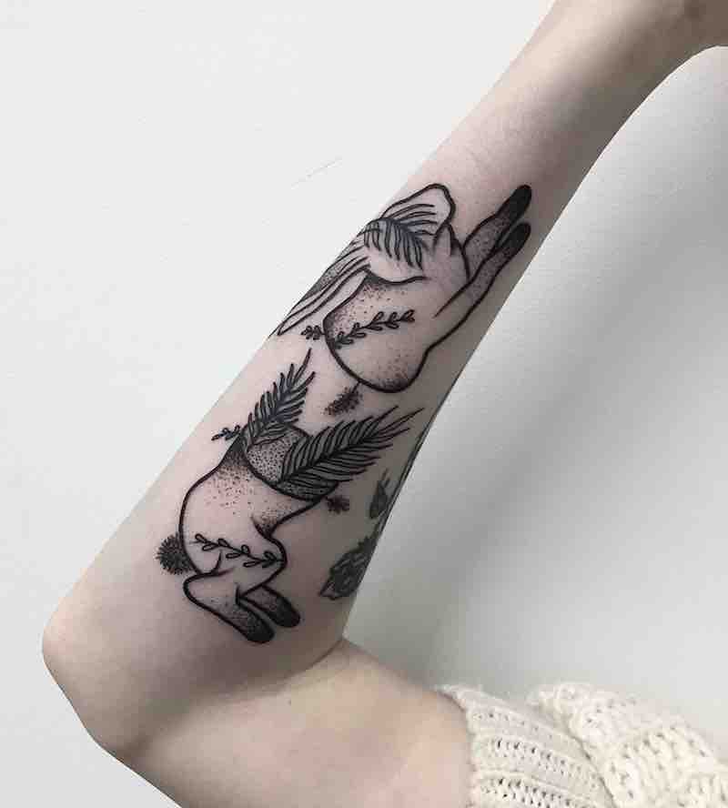 Rabbit Tattoo by SLEE
