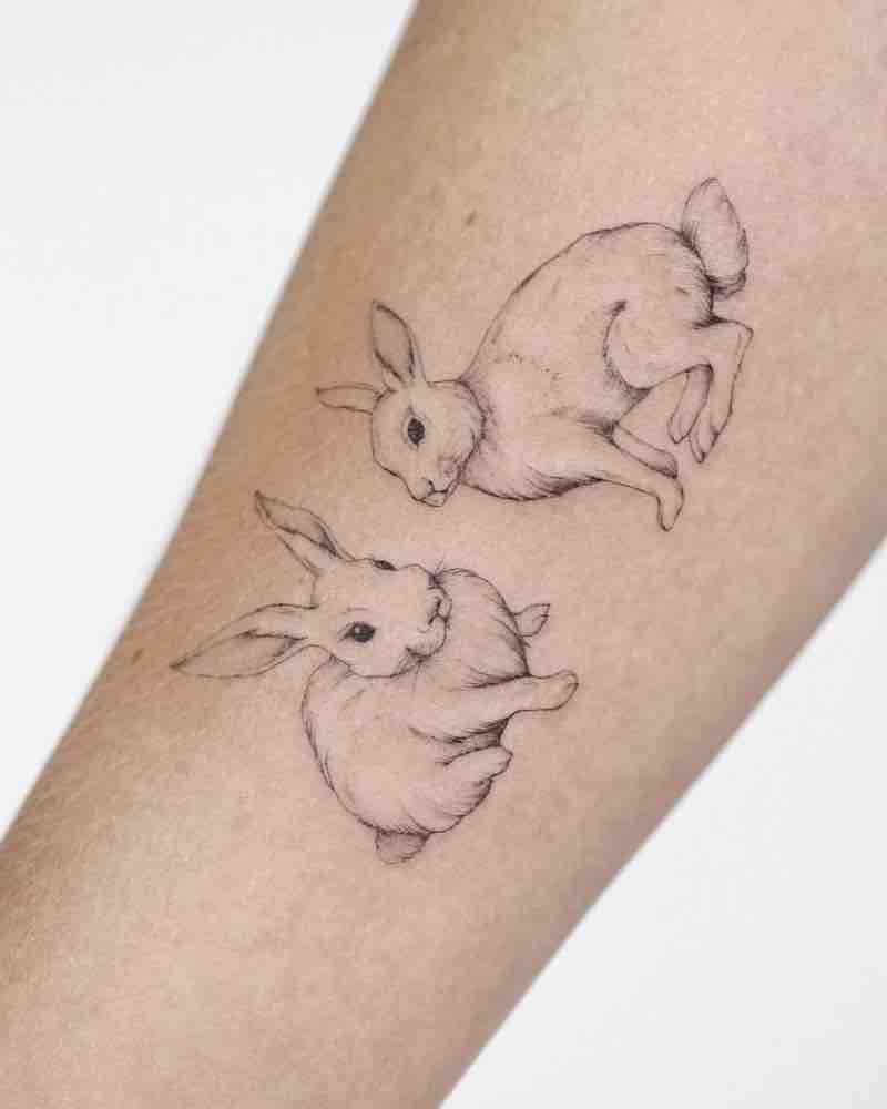 Rabbit Tattoo by mrtnv