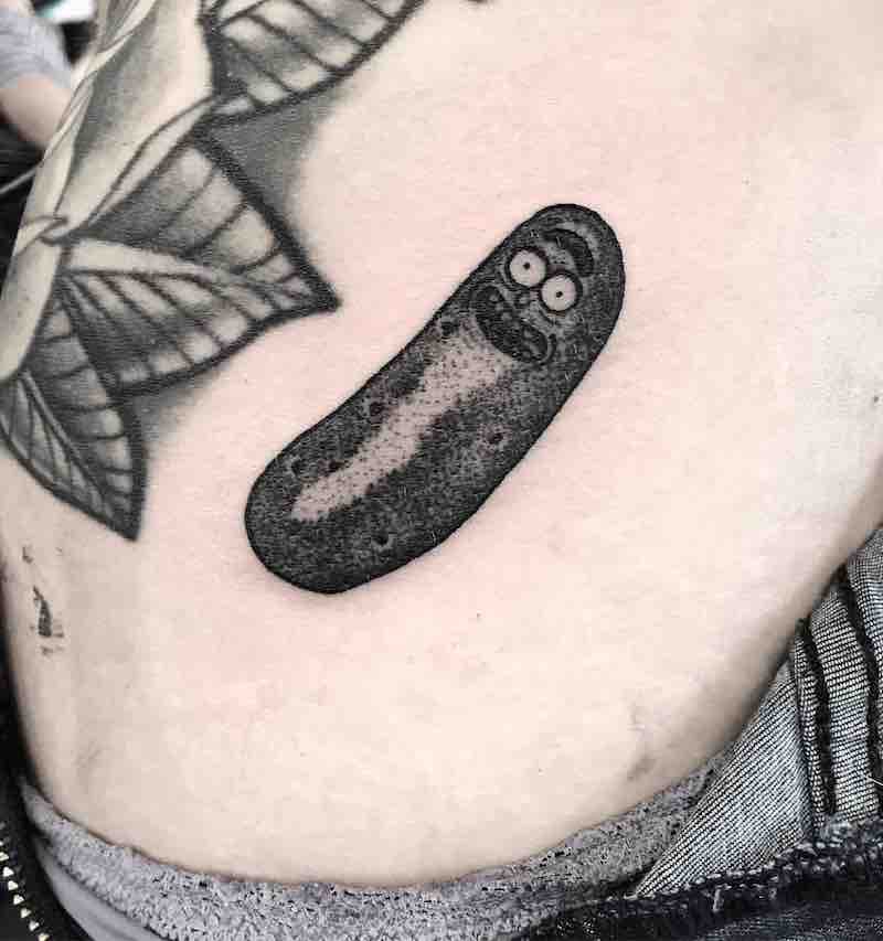 Rick and Morty Pickle Rick Tattoo by Raine Knight