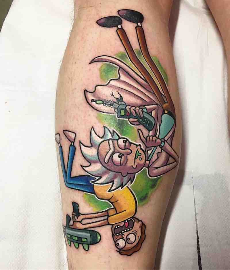 Rick and Morty Tattoo 4 by Chris Hill