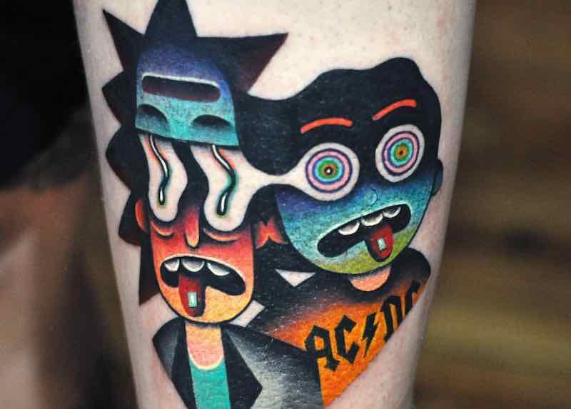 Rick and Morty Tattoo David Peyote