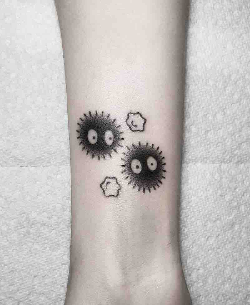 Soot Sprites Tattoo by Teagan Campbell