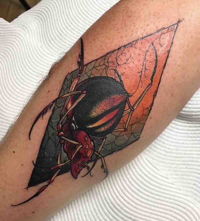 Spider Tattoo 4 by Dean Kalcoff