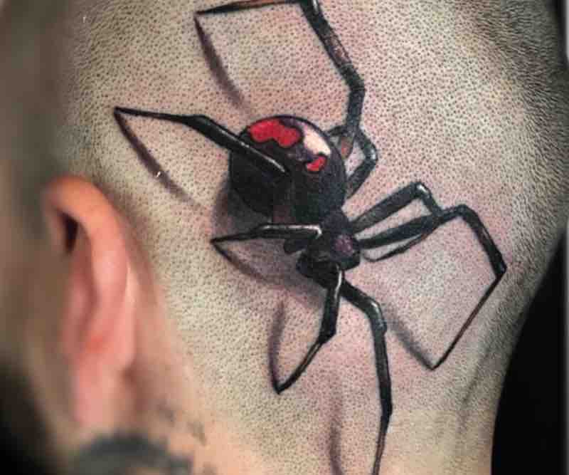 Spider Tattoo Dean Lawton