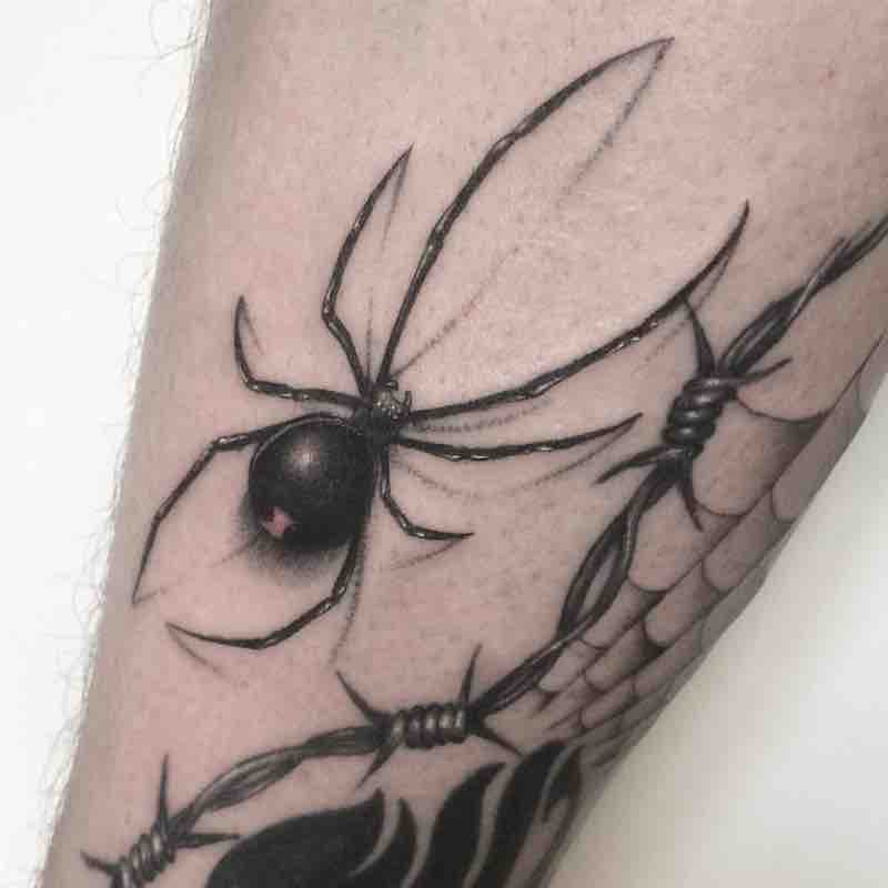 Spider Tattoo by Ale Blackcat