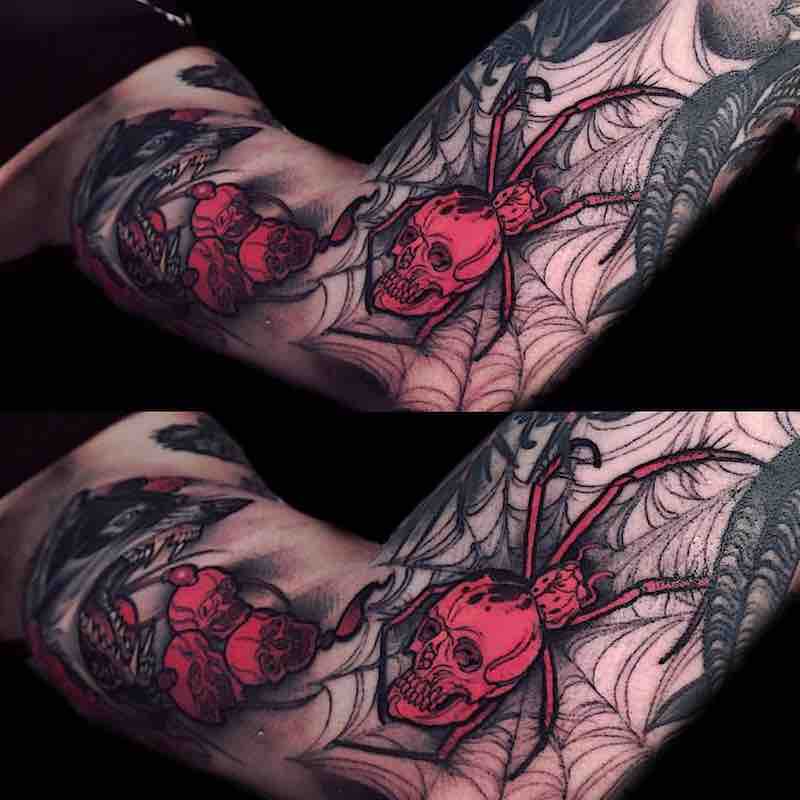 Spider Tattoo by Brando Chiesa