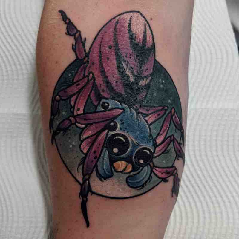 Spider Tattoo by Dean Kalcoff