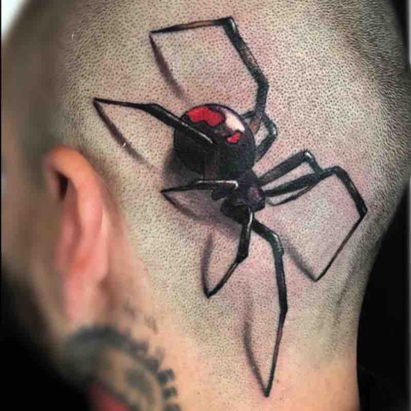 Spider Tattoo by Dean Lawton