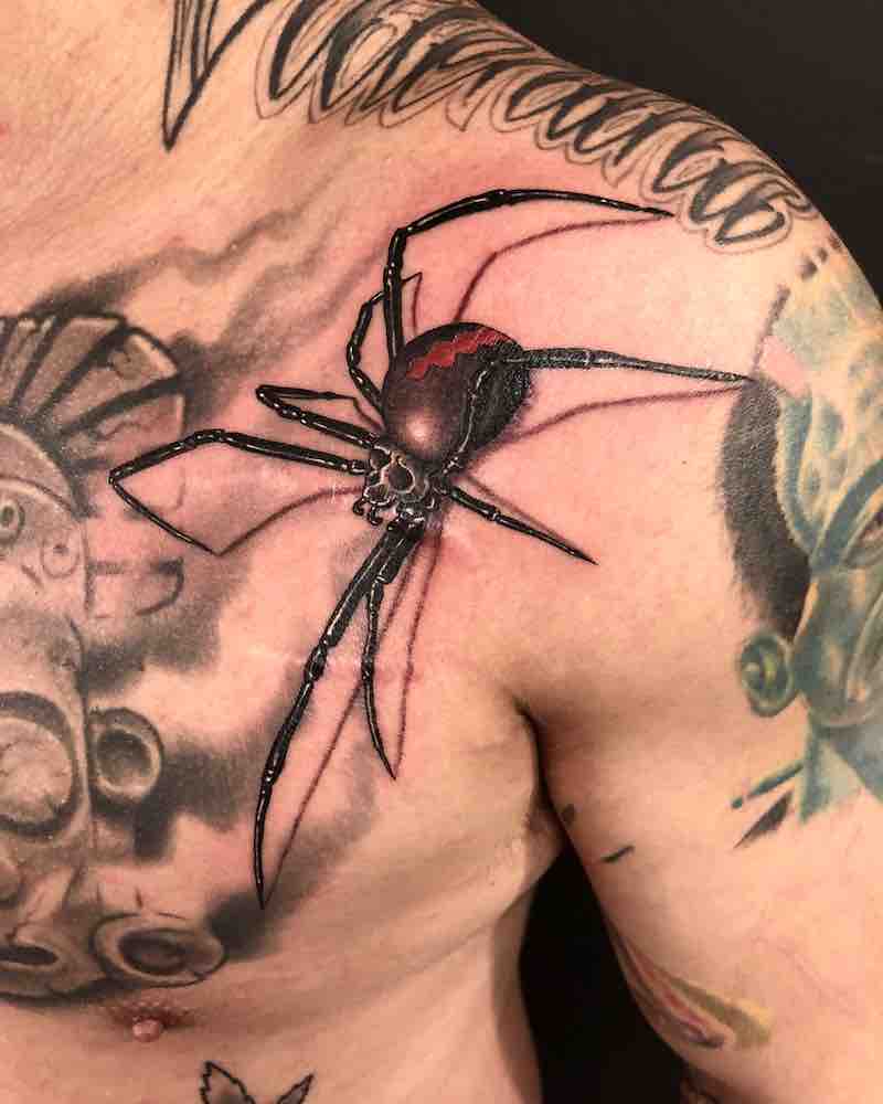 Spider Tattoo by Rocky Burley