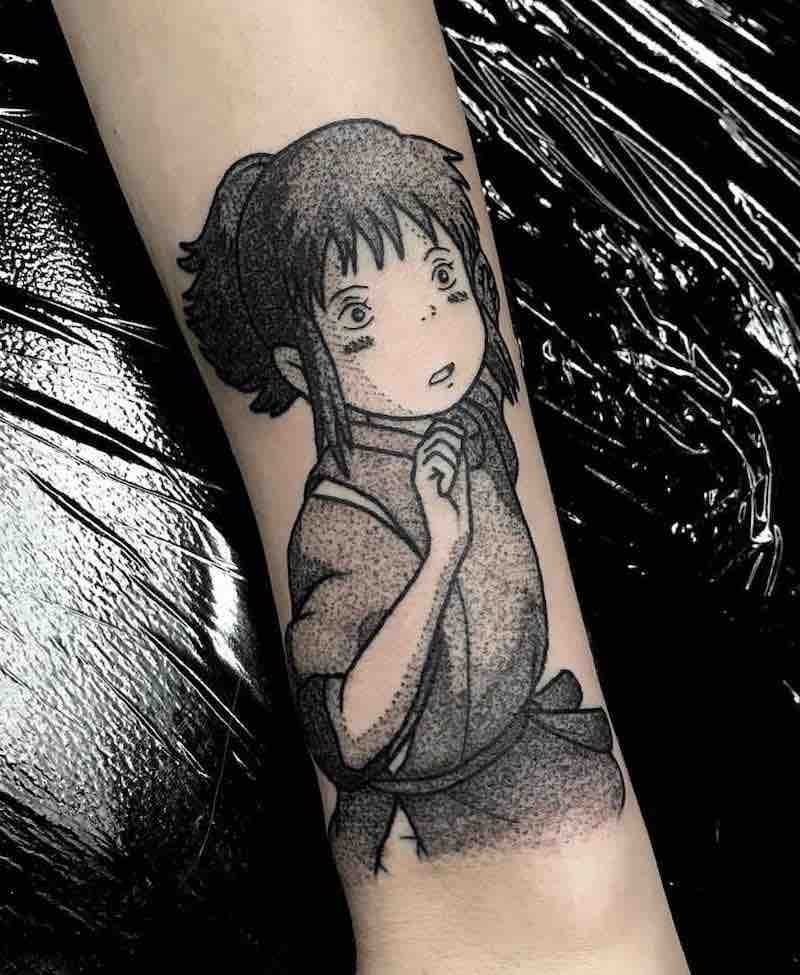Spirited Away Chihiro Tattoo 4 by Raine Knight