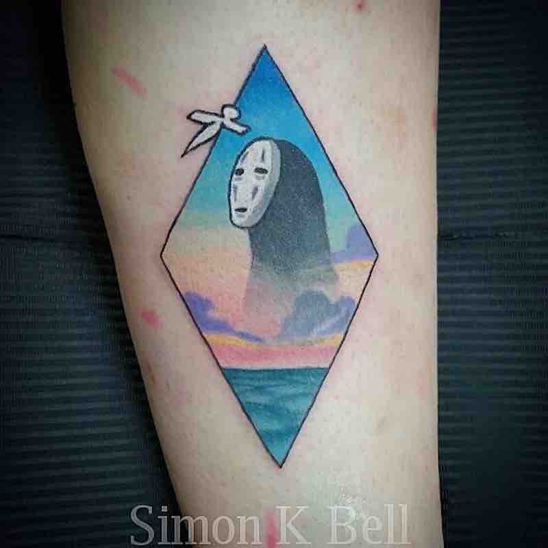 Spirited Away No Face Tattoo 4 by Simon K Bell