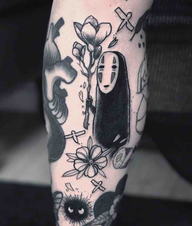 Spirited Away No Face Tattoo 5 by Sharlotte San