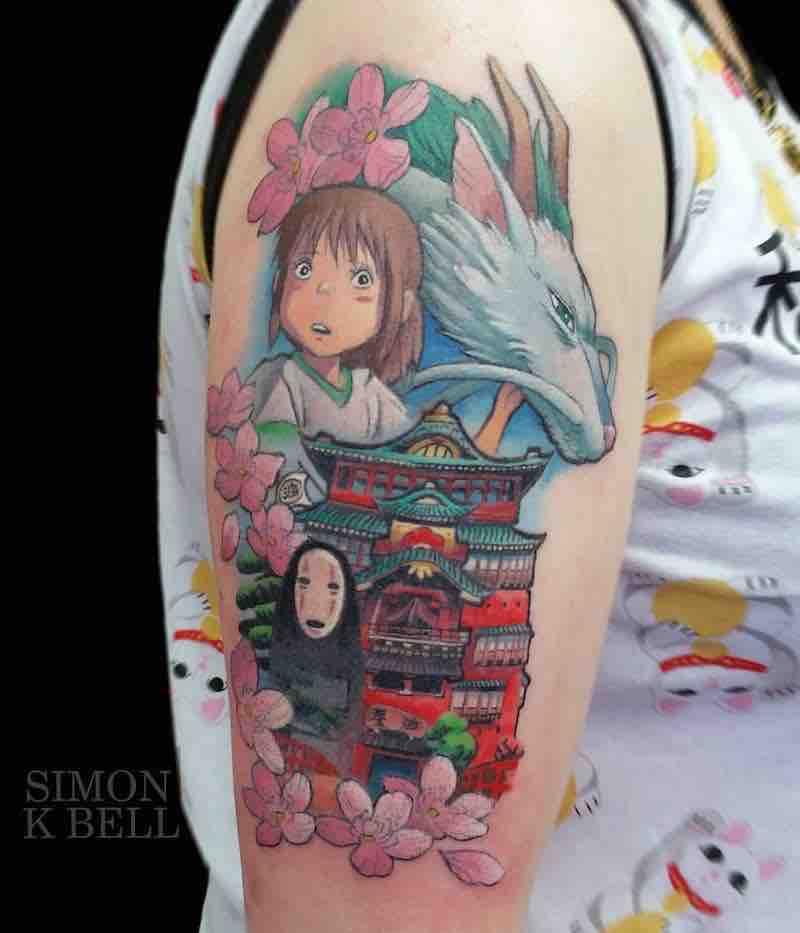 Spirited Away Tattoo 2 by Simon K Bell