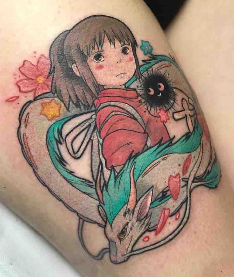 Spirited Away Tattoo 3 by Sharlotte San
