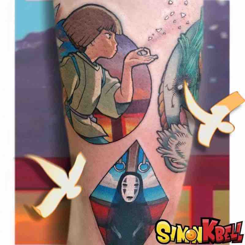 Spirited Away Tattoo 5 by Simon K Bell