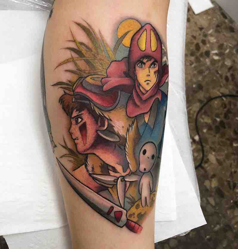 Studio Ghibli Tattoo 3 by Enrik Gispert