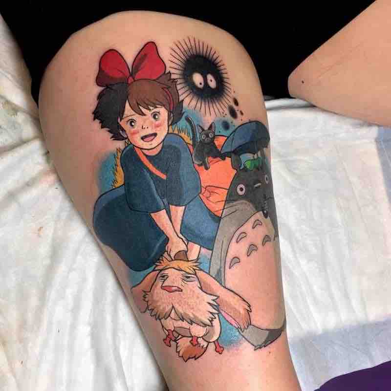 Studio Ghibli Tattoo 3 by Kimberly Wall