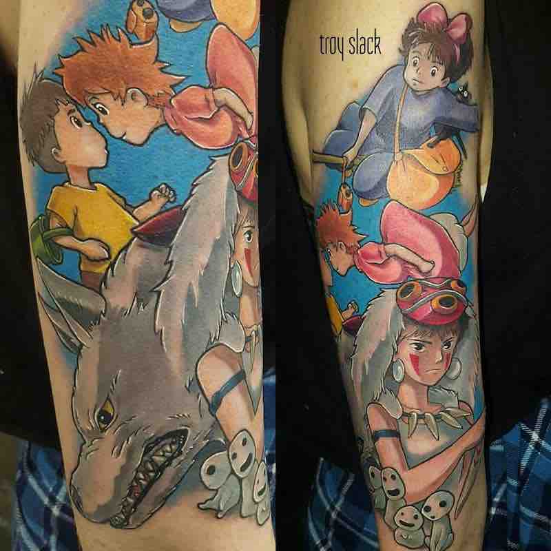 Studio Ghibli Tattoo 8 by Troy Slack