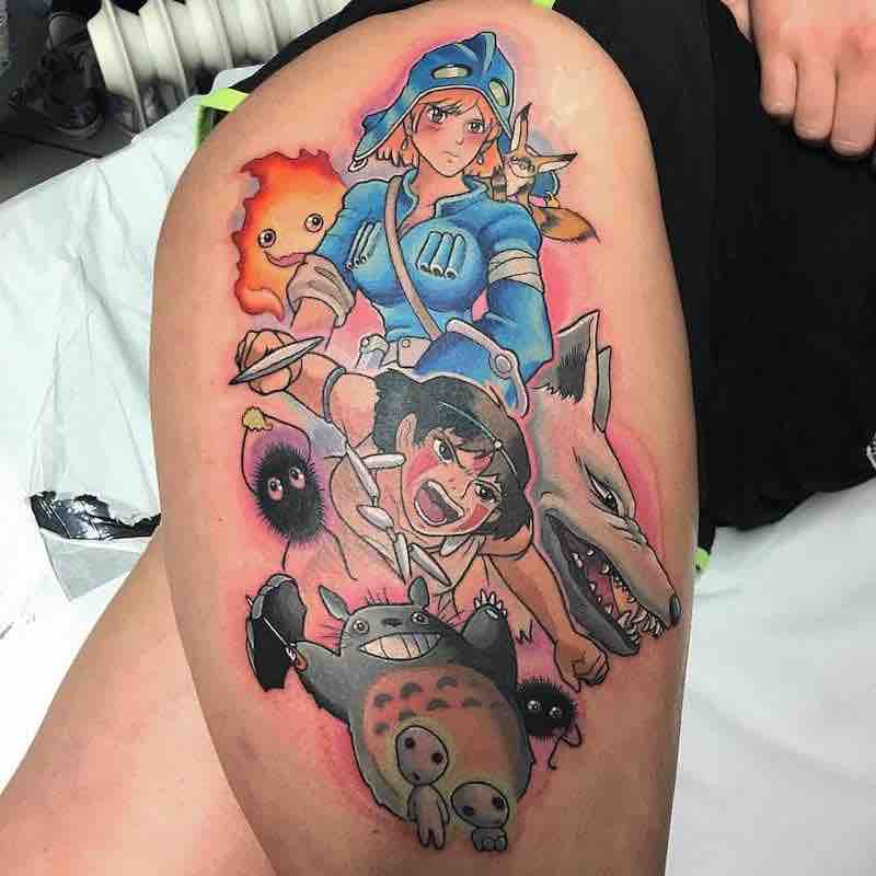 Studio Ghibli Tattoo by Chris Hill