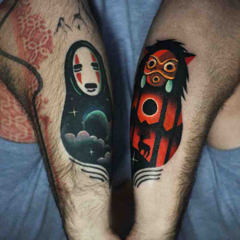 Studio Ghibli Tattoo by David Peyote