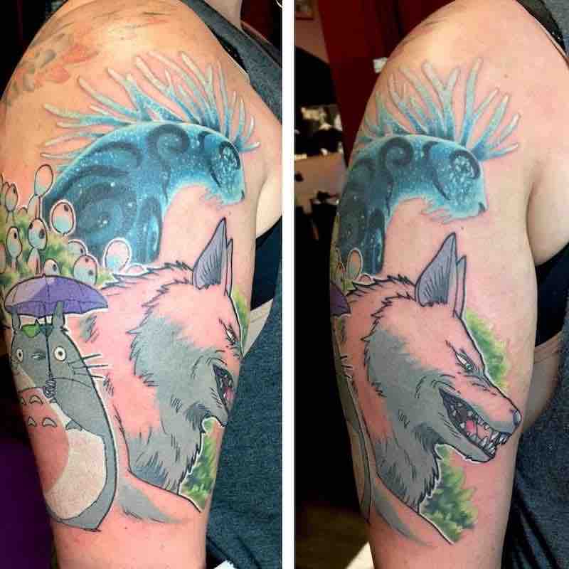 Studio Ghibli Tattoo by Kimberly Wall