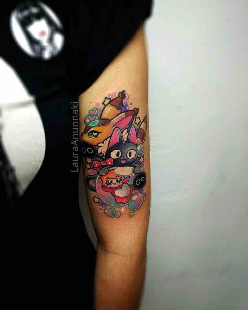 Studio Ghibli Tattoo by Laura Anunnaki