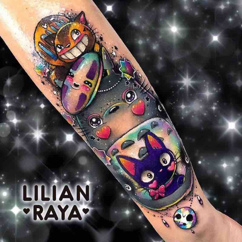 Studio Ghibli Tattoo by Lilian Raya