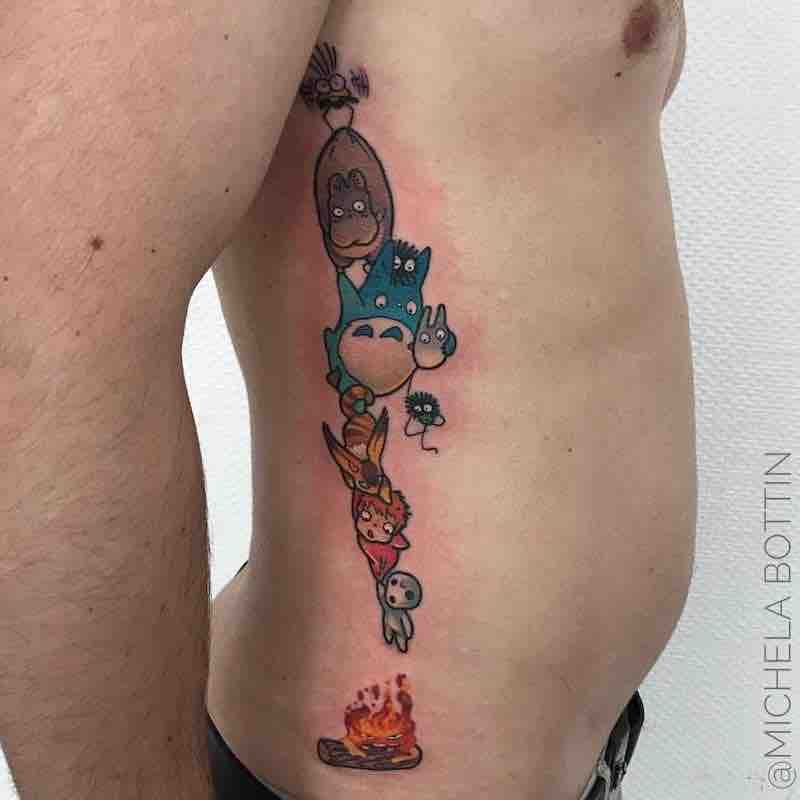 Studio Ghibli Tattoo by Michela Bottin