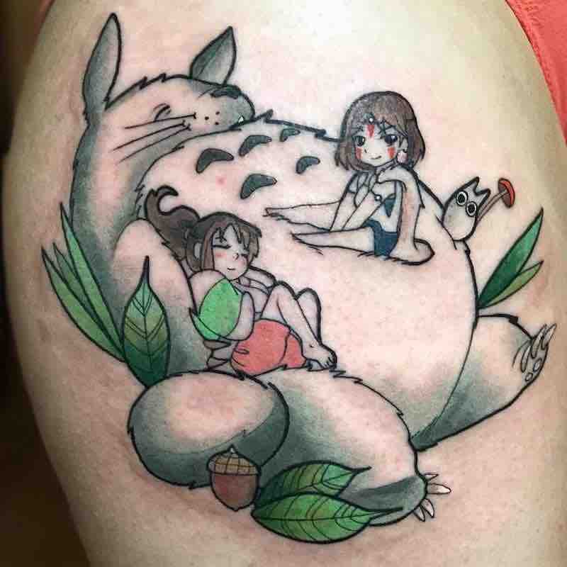 Studio Ghibli Tattoo by Sharlotte San