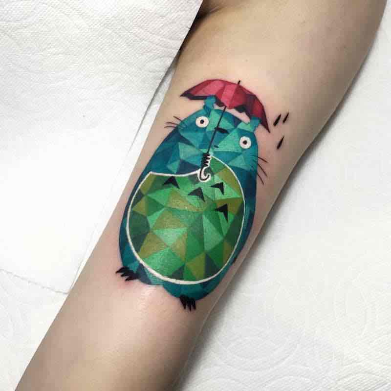 Totoro Tattoo 2 by Polyc