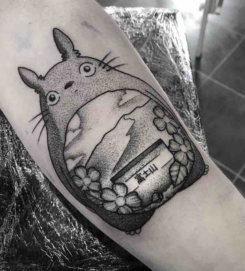 Totoro Tattoo 2 by Raine Knight