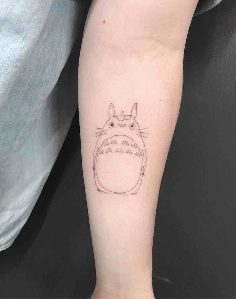 Totoro Tattoo 3 by Lauren Winzer