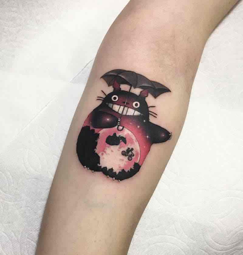 Totoro Tattoo 3 by Polyc