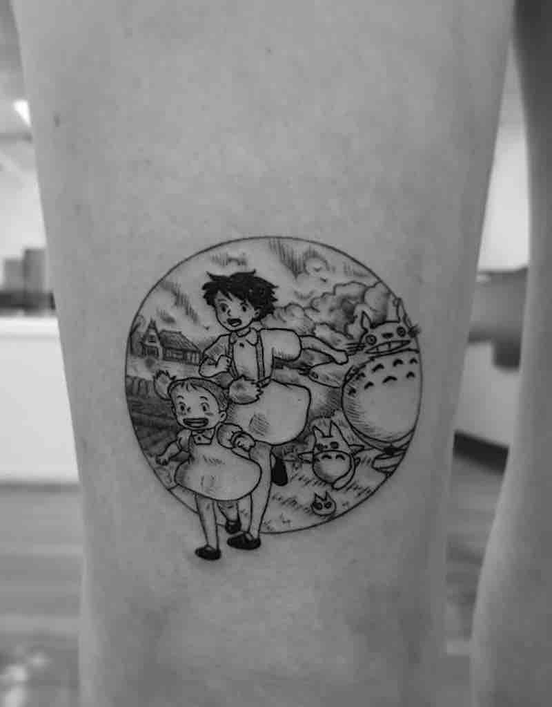 Totoro Tattoo by Alexandyr Valentine