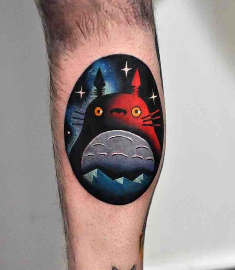 Totoro Tattoo by David Peyote