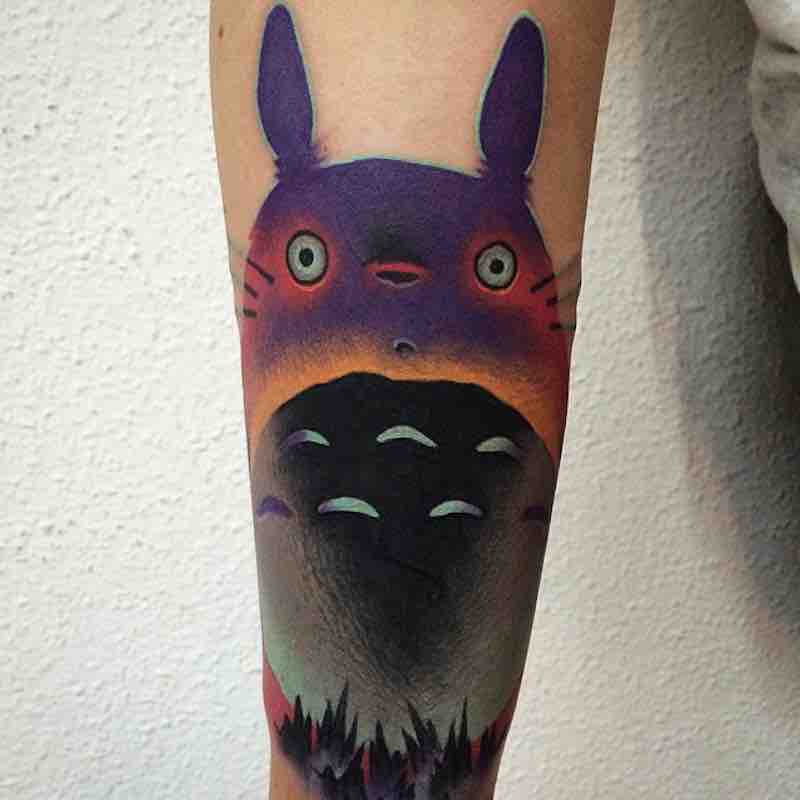 Totoro Tattoo by Giena Todryk